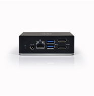 PORT CONNECT Docking Station 8-in-1 USB-C, USB-A, Dual Video, HDMI, Ethernet, Audio, USB 3.0 - Docking Station