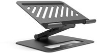 PORT CONNECT 2in1 Docking Station with adjustable stand for NB, USB-C, 2x4K, black - Docking Station