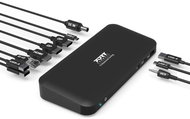 PORT CONNECT Office Docking Station, USB-C, 2x4K, black - Docking Station