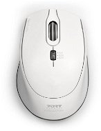 PORT CONNECT SILENT, bezdrôtová, USB-A/USB-C dongle, 2,4 GHz, biela - Myš