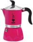 Bialetti Fiammetta kávéfőző 3 csészére, sötét rózsaszín - Kotyogós kávéfőző