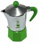 Bialetti Happy for 3 Cups, Green - Moka Pot