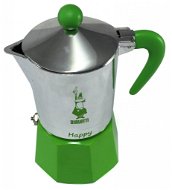 Bialetti Happy 3 személyes, zöld - Kotyogós kávéfőző