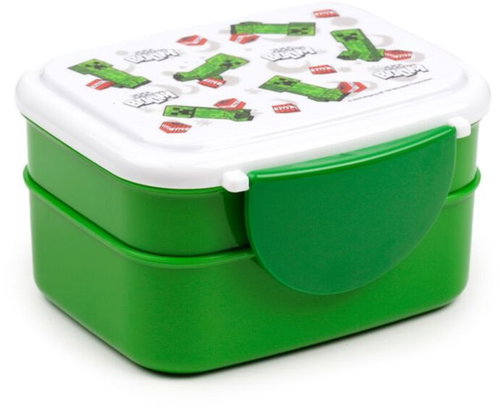Puckator Svačinový box s příborem  Bento box - Minecraft Creeper & TNT  - Lunch Box - Main image