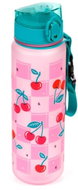 Puckator Nerozbitná plastová láhev s víčkem 600 ml, Cherry - Drinking Bottle