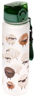 Puckator Nerozbitná plastová láhev s víčkem 600 ml, Sheep - Drinking Bottle
