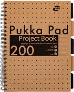 PUKKA PAD Kraft Project Book, A4, linkovaný, 100 listů - Poznámkový blok