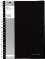 PUKKA PAD Black Range, A4, linkovaný, 80 listů - Poznámkový blok