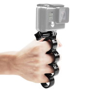 PULUZ Handheld Plastic Knuckles Fingers Grip Ring Monopod Tripod Mount with Thumb Screw for GoPro, I - Action Camera Accessories
