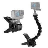 PULUZ Action Sports Cameras Jaws Flex Clamp Mount for GoPro, Insta360, DJI and Other - Action Camera Accessories