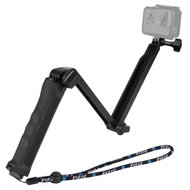 PULUZ 3-in-1 Selfie Stick, Tripod and Hand Grip for GoPro, Insta360, DJI and more - Action Camera Accessories