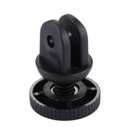 PULUZ Mini Size 1/4 inch Screw Tripod Mount Adapter for GoPro, Insta360, DJI and Other - Action Camera Accessories