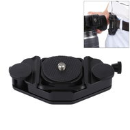 PULUZ Capture Camera Clip CNC Aluminum Alloy Quick Release Clip with Plate (Black) - Fotozubehör