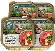 Pure Nature Dog Adult Pâté Beef and Lamb 4 × 150 g - Pate for Dogs