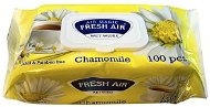 Wet Wipes Fresh Air wet wipes 100 pcs chamomile clip - Čisticí ubrousky