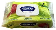 Fresh Air vlhčené ubrousky 100 ks klip jablko - Čisticí ubrousky