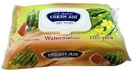 Fresh Air vlhčené obrúsky 100 ks klip melón - Čistiace utierky