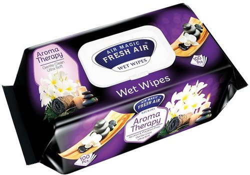 Fresh Air wet wipes 100 pcs aroma therapy clip - Cleaning Wipes - Main image