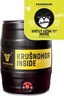 Krušnohor Světlý ležák 11° soudek 5l - Pivo