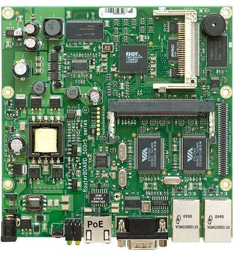Mikrotik RouterBoard RB532A, 400MHz, 3x LAN, 2x miniPCI, včetně RouterOS L4 - Routerboard - Hauptbild
