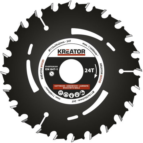 Kreator KRT020305 - Circular Saw Blade - Main image