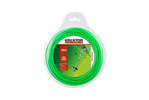 Kreator Struna HEX 3 mm x 50 m - Žací struna - Hlavní obrázek