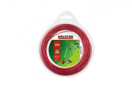 KREATOR Struna do sekačky 2,0 mm, 50 m, kulatý profil - Žací struna - Hlavní obrázek