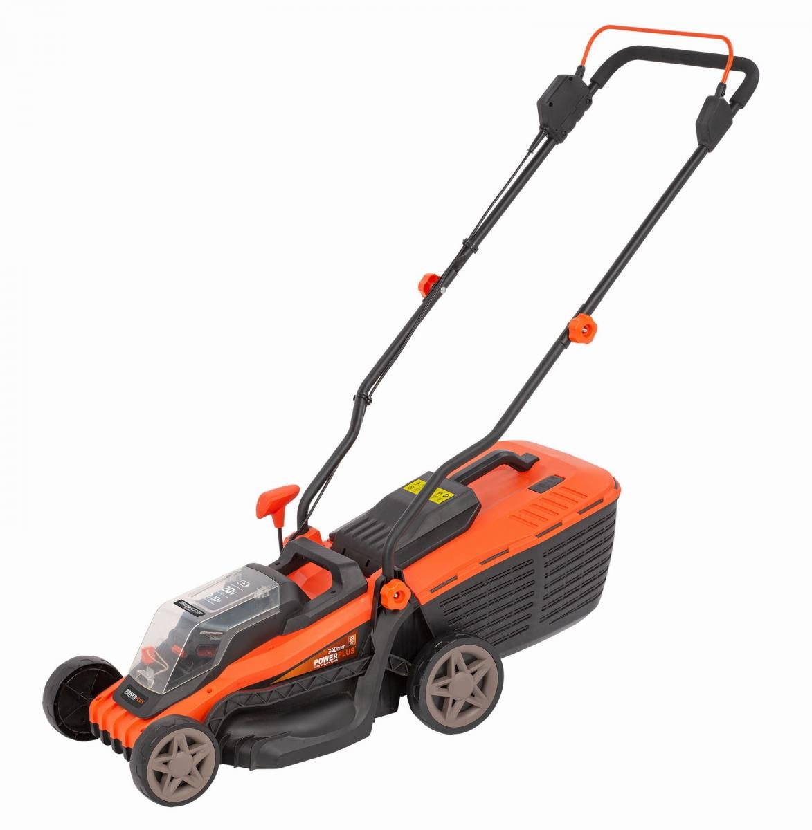 Powerplus lawn mower hot sale