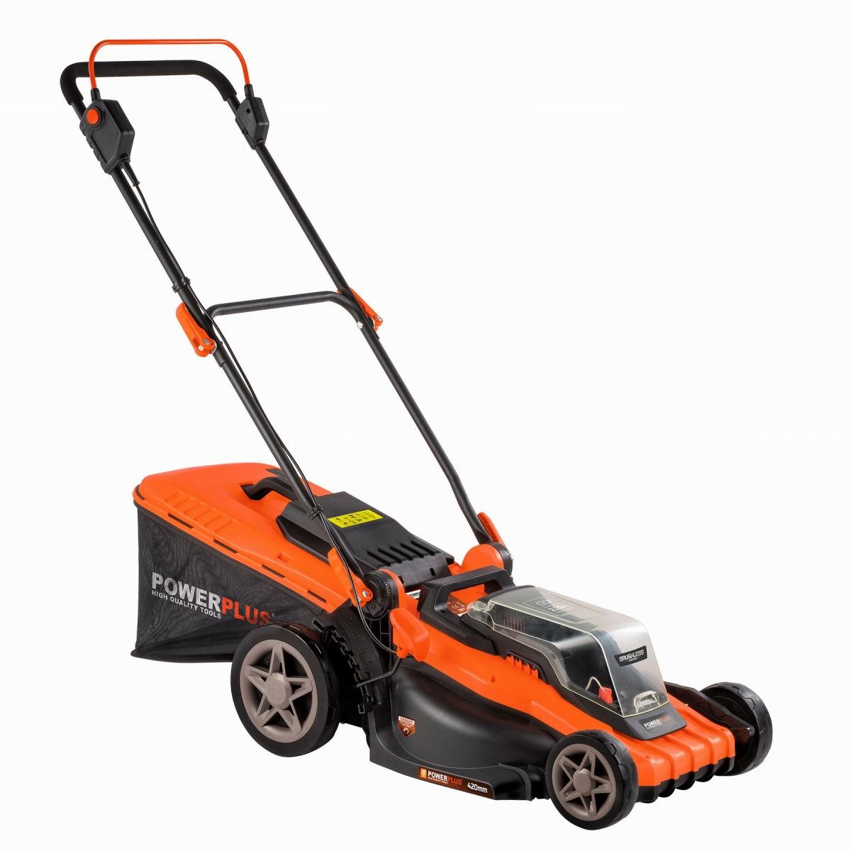 Powerplus best sale lawn mower