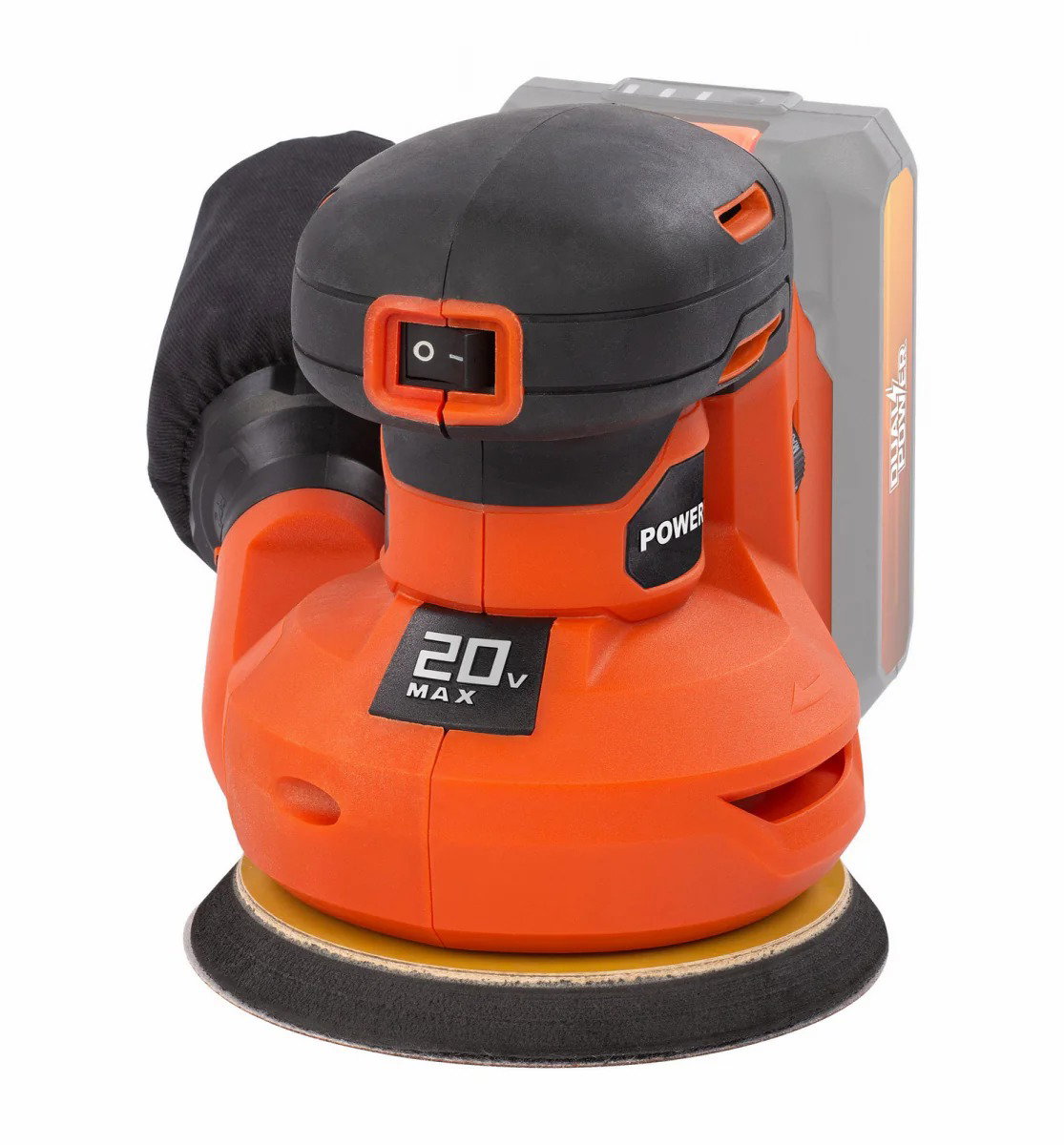 PowerPlus Akkus excentercsiszoló 20 V (akku nélkül)