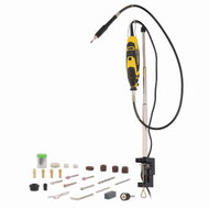 POWERPLUS Die Grinder 135W + 40-Piece Accessory Kit POWX1324 - Straight Grinder