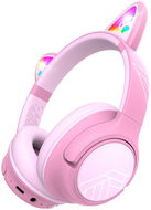 PowerLocus Bobo Cat Ears Pink - Bezdrôtové slúchadlá