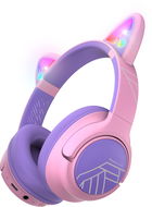 PowerLocus Bobo Cat Ears Purple/Pink - Bezdrátová sluchátka