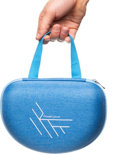 PowerLocus Fabric Carry Case Blue - Kopfhörer-Hülle - Hauptbild