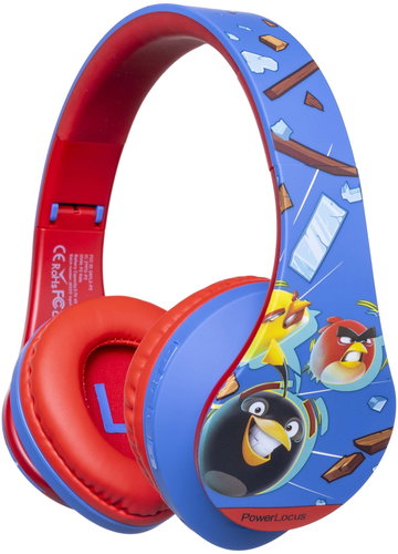PowerLocus P2 Kids Angry Birds Blue/Red Fő fotó PowerLocus P2 Kids Angry Birds Blue/Red - Vezeték nélküli fül-/fejhallgató - Fő fotó