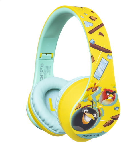 PowerLocus P2 Kids Angry Birds Yellow - Wireless Headphones - Main image