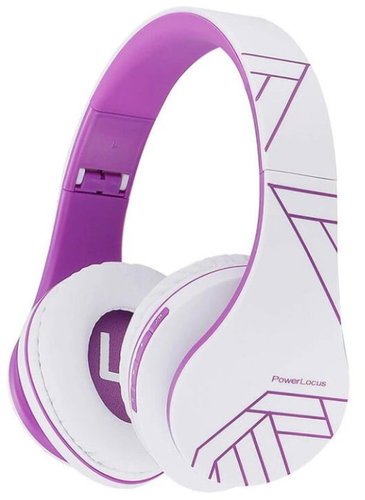 PowerLocus P2 White/Violet - Wireless Headphones - Main image