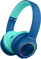 PowerLocus PLED Blue - Wireless Headphones