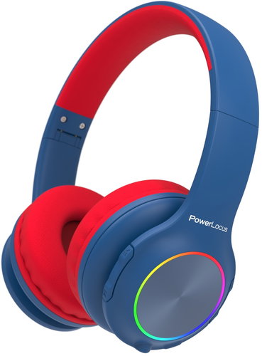 PowerLocus PLED Blue/Red - Wireless Headphones - Main image