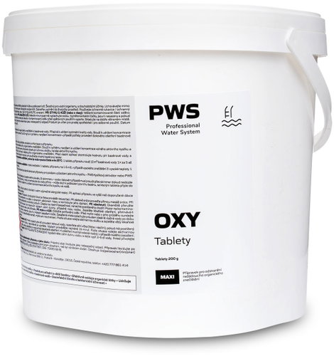 PWS OXI oxygen tablets for swimming pool 200 g 5 kg - Pool Chemicals - Main image
