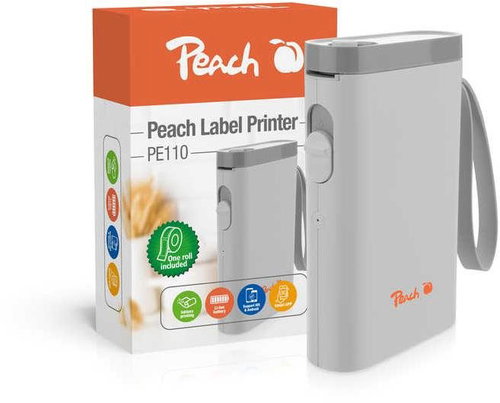 PEACH PE110 wiederaufladbar, weiß - Etiketten-Drucker - Hauptbild