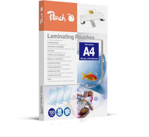 PEACH PP500-02 A4/200 lesklé - balení 100 ks - Laminovací fólie - Hlavní obrázek