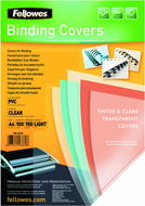 Binding Cover FELLOWES Front A4, Clear - Pack of 100 pcs - Vazací kryt