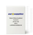 EUROSUPPLIES kovový A4 (3/1") 8 mm bílý - balení 100 ks