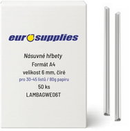 EUROSUPPLIES násuvný 6 mm čirý - balení 50 ks - Binding Spine