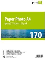 PRINT IT Paper Photo A4 170 g/m2 fényes 20 db - Fotópapír