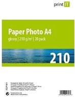 PRINT IT Paper Photo A4 210 g/m2 lesklý 20 ks - Fotopapier