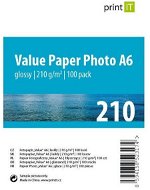 TLAČ IT Fotografický papier lesklý A6 100 listov - Fotopapier