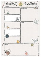 Harry Potter: Whimsical Watercolours - Weekly Planner - Notepad