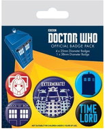 Dr. Who: Exterminate - badges 5 pieces - Badge